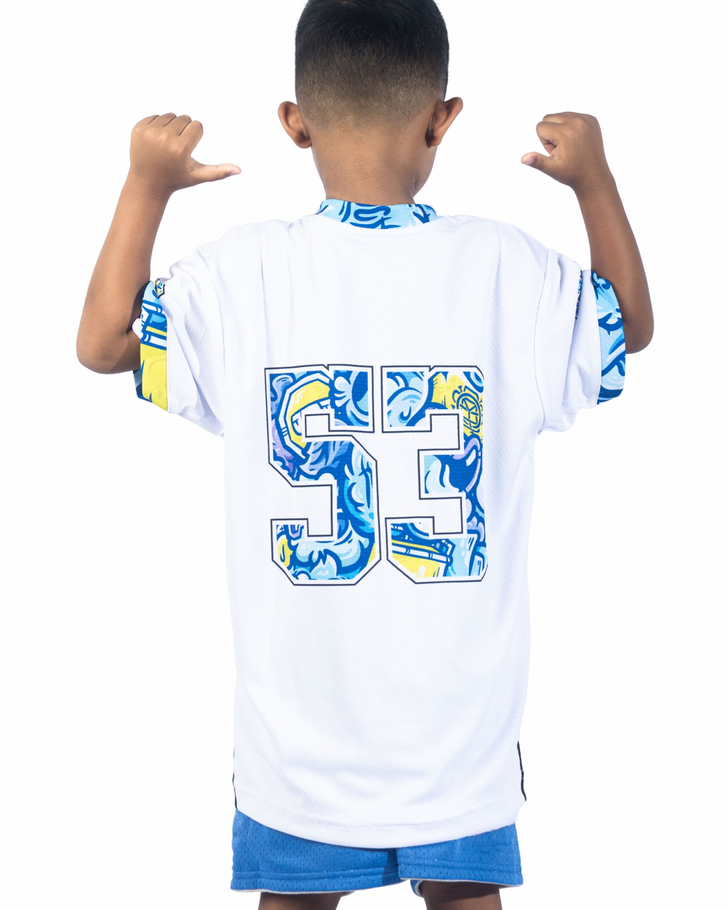 Nadin Jersey Boxy Kids White 53 thumbnail 2