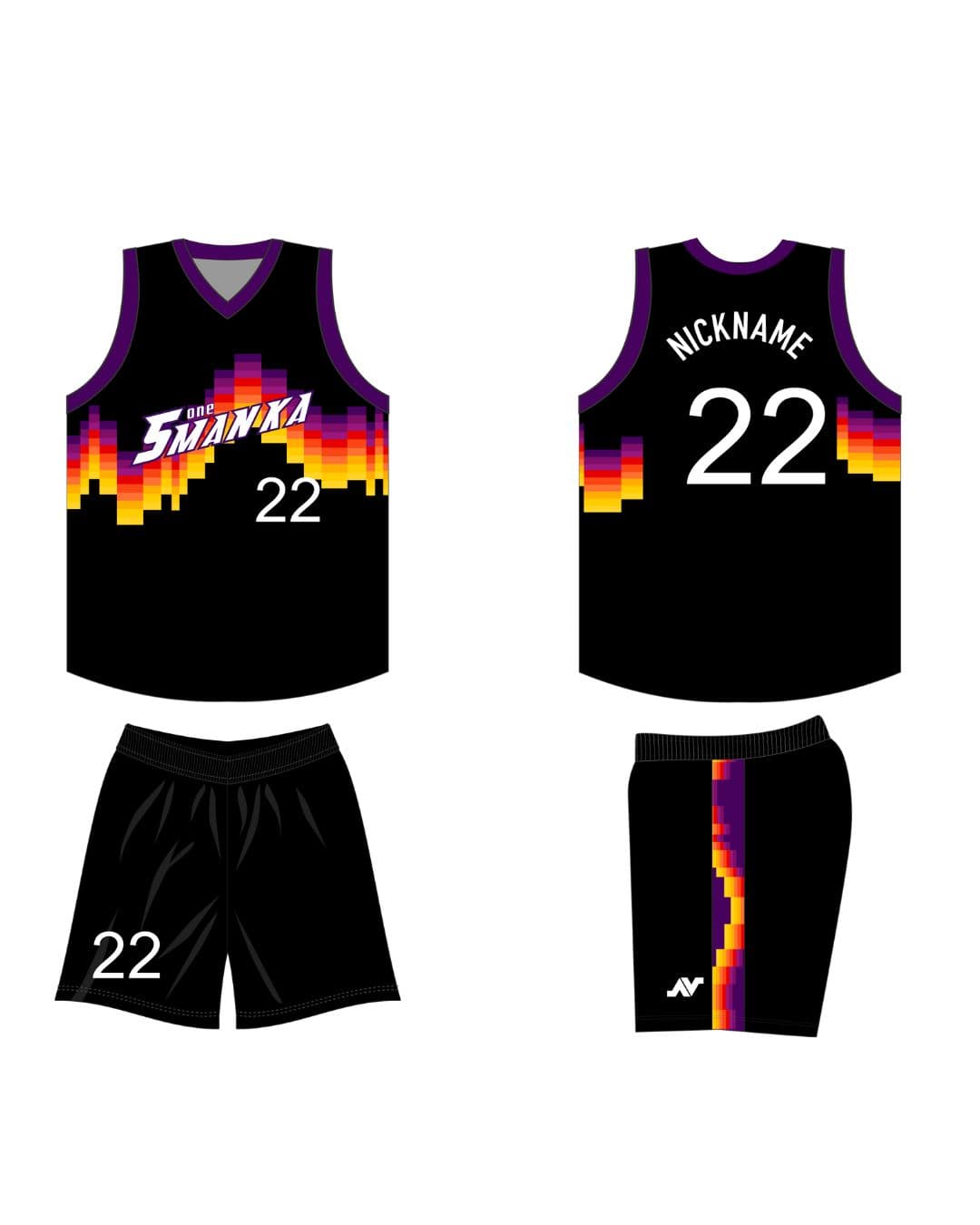 Paket PRO PLAYER BASKET (Fullprinting ATAS BAWAH) thumbnail 1