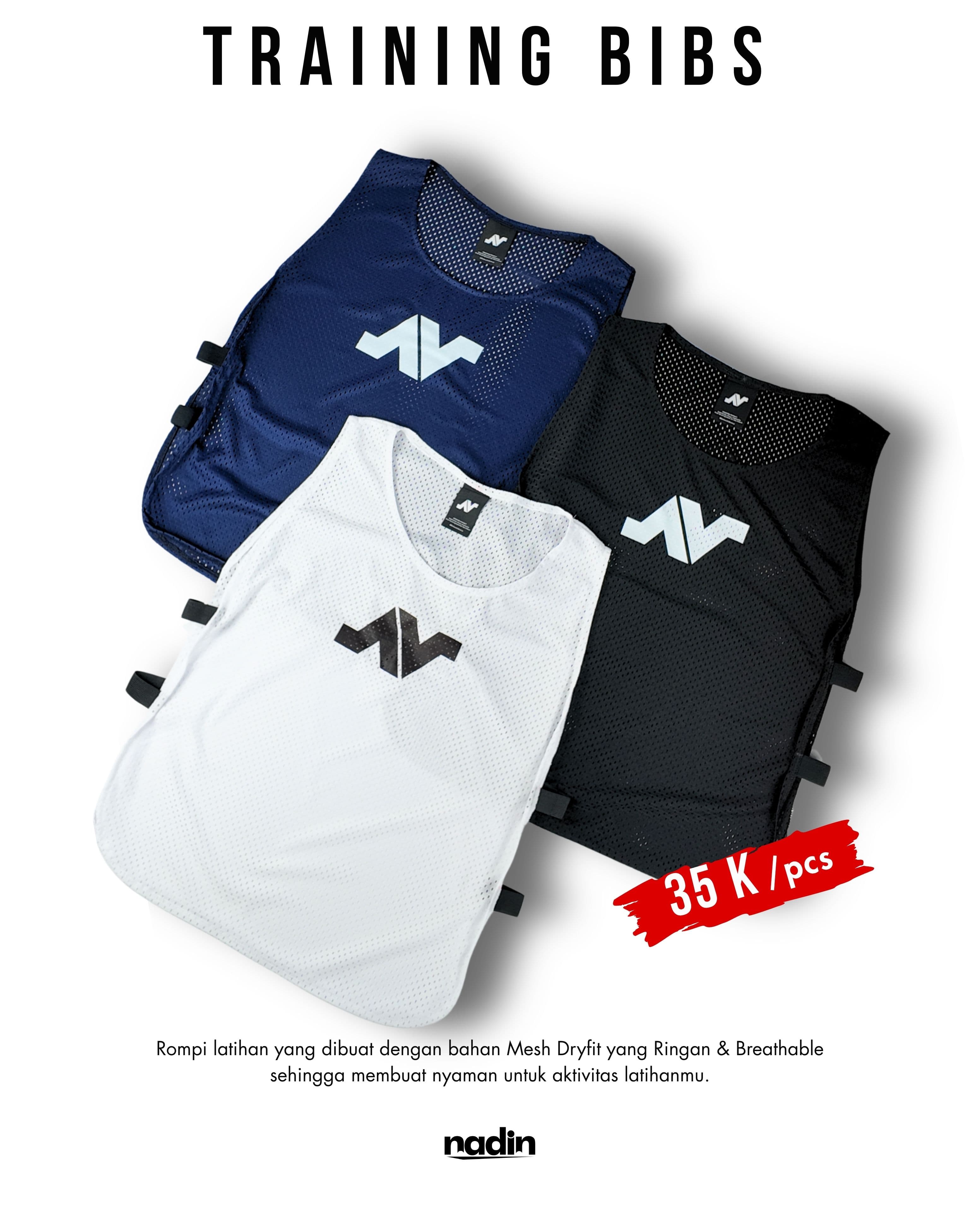 Rompi Latihan Olahraga Dryfit Mesh – Training Bibs Sepak Bola / Futsal Unisex thumbnail 1